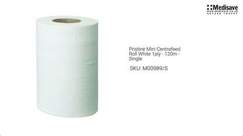 Pristine Mini Centrefeed Roll White 1ply 120m Single M00989 S Youtube
