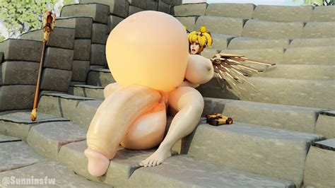 Rule 34 3d Belly Belly Inflation Big Belly Big Breasts Blonde Hair