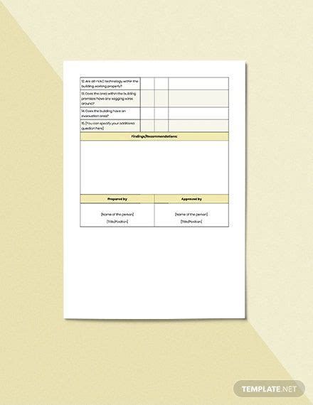 The more that you learn, the more places you'll go. General Fire Safety Inspection Checklist Template in 2020 ...