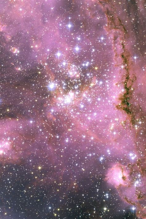 Download Wallpaper 800x1200 Stars Pink Light Galaxy