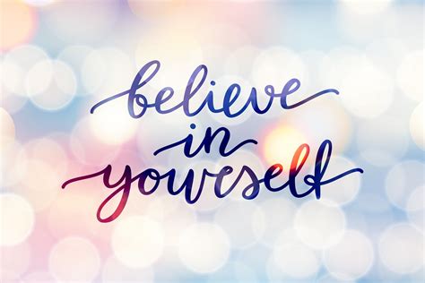 Believe In Yourself 5 Cards Custom Designed Graphic Objects