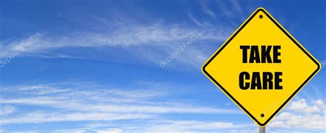 Take Care Road Sign — Stock Photo © Robynmac 8490175