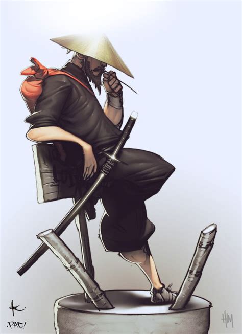Him Colored By `pacman23 On Deviantart Samurai Samurai Art