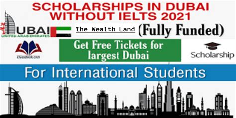 Phd In Dubai Scholarship For International Students 2022 2024 The