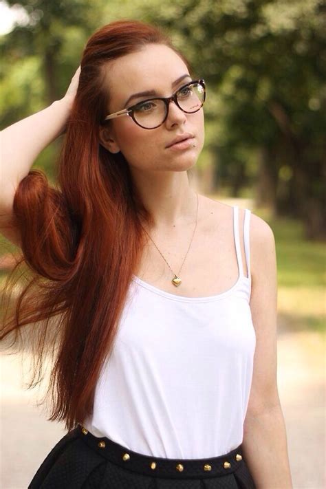 Glasses Girls With Glasses Redheads Hottest Redheads