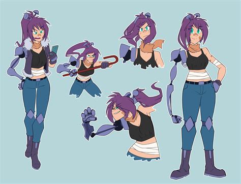 Custom Character Reference Sheet Anime Style Art Commission Sketchmob