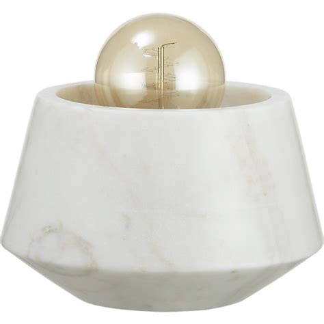 CB2 Ohm Marble Table Lamp | Marble table lamp, Marble ...
