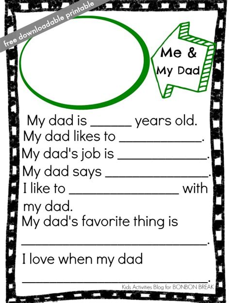 Fathers Day Printable Round Up