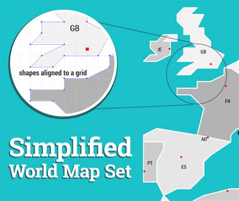 Simplified World Map Set Free Download József Balázs Hegedűs