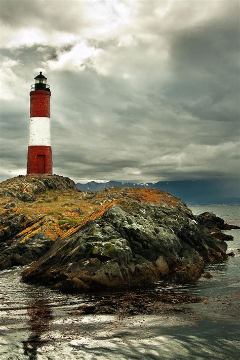 Les Eclaireurs Lighthouse At End Of The Photograph By Lauzla Pixels