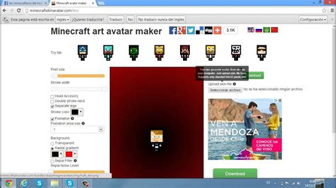 Como Hacer Imagenes De Tu Skin Con Minecraft Avatar Maker Youtube