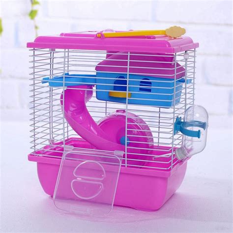 Wholesale Pet Cage Hamster Cottage With Transparent Skylight Double