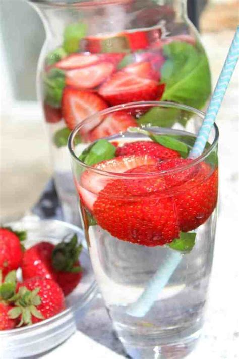 Strawberry Basil Infused Water Video The Domestic Life Stylist