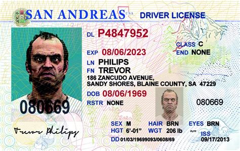 Gta V Drivers Licenses For Michael Franklin And Trevor Rgta