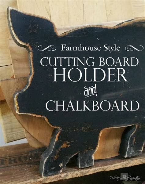 How to make a brick wall cutting board. Farm Style Cutting Board Holder | Redo It Yourself ...