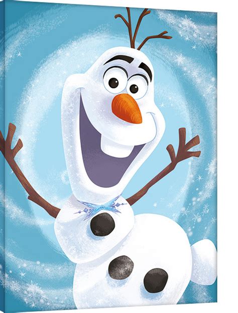 Canvas Print Olafs Frozen Adventure Happy Sold At Europosterseu