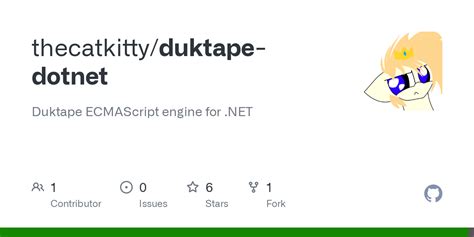 Github Thecatkittyduktape Dotnet Duktape Ecmascript Engine For Net