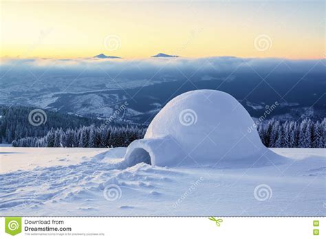 Marvelous Huge White Snowy Hut Stock Photo Image Of Mystery Cold