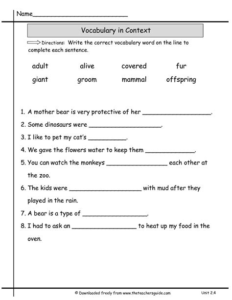 15 Best Images Of Multiple Meaning Words Worksheet 2nd Grade 2nd