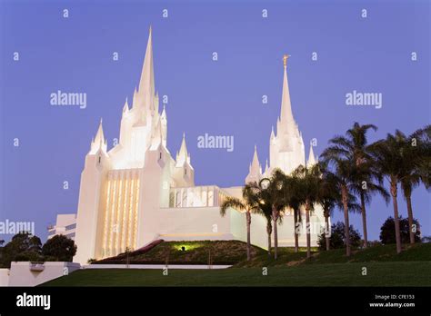 Mormon Temple In La Jolla San Diego County California United States