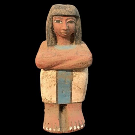Beautiful Ancient Huge Egyptian Wooden Statue 300 Bc 1 20 Cm Tall