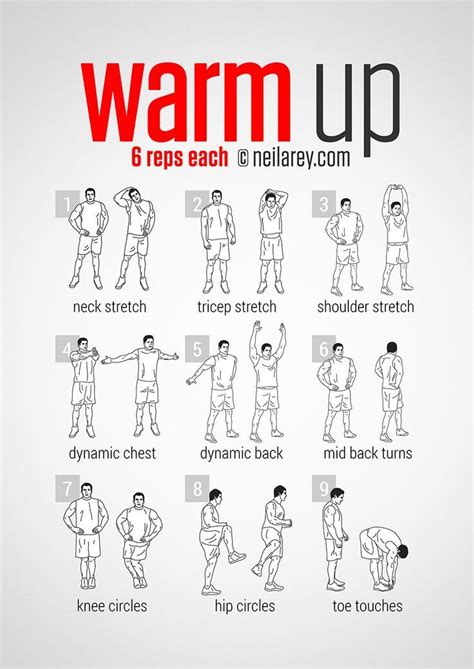 Pre Workout Warm Up I Would Do Few More Warm Up Exercises Beside These