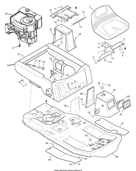 Murray 30500x92a Lawn Tractor 1998 Parts Diagram For Body Chassis