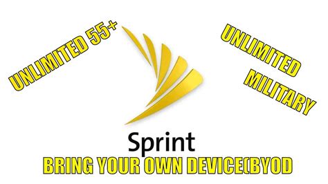 Understanding Sprint Unlimited 55 Plan Unlimited Military Byod Youtube