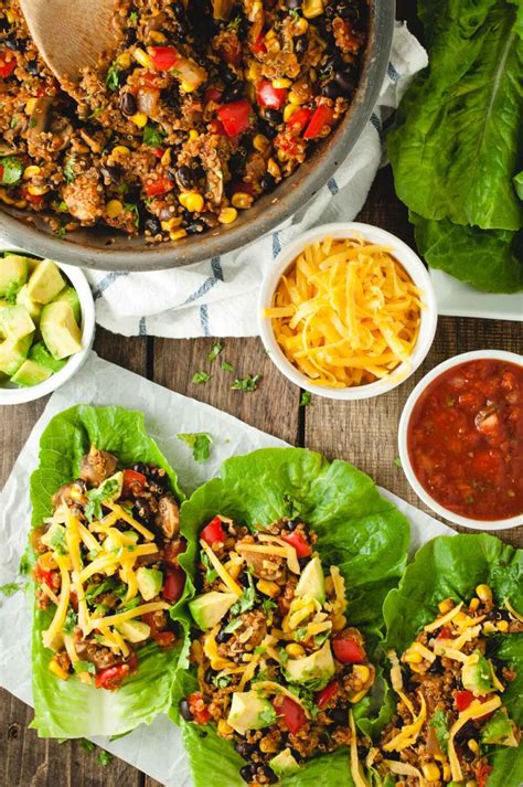 Taco Vegetarian Lettuce Wraps Feasting Not Fasting