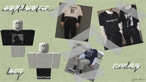 Roblox Aesthetic Boys Outfit Codes