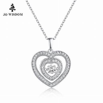 Necklace Wisdom Jo Heart Pendant Gift Silver
