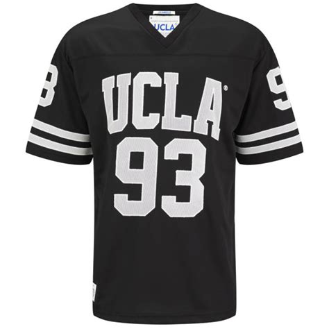 Ucla Mens Antares American Football T Shirt Black Clothing