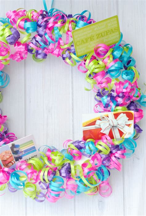 It's so nice to get together with great girlfriends to. Creative Gift Card Ideas: Gift Card Wreath - Fun-Squared