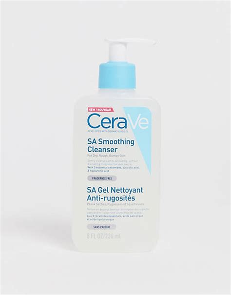 Cerave Sa Smoothing Cleanser For Dry Rough Bumpy Skin 236ml Asos