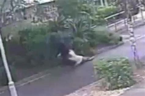 Shocking Moment Screaming Woman 92 Is Dragged Along Ground By Thug
