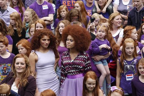 Thousands Descend On Dutch City For International Redhead Day