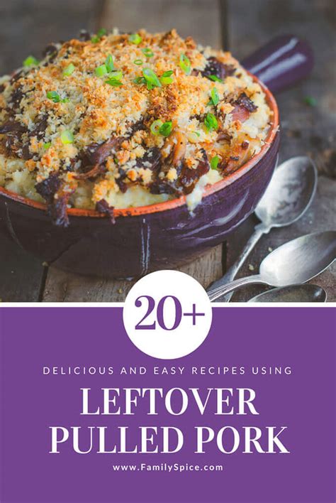 If you're lucky enough to have leftovers, skip the simple. Leftover Pulled Pork Recipes and Leftover Pulled Pork Pizza