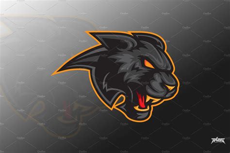 Black Panther Head Vector Logo Masco Branding And Logo Templates