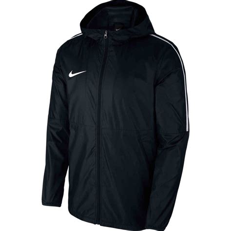 Womens Nike Park18 Rain Jacket Black Soccerpro