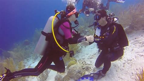 underwater proposal for scuba divers proposal scubadiving underwaterproposal scubadiving