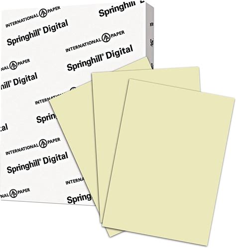 Springhill Ivory Colored Paper 24lb Copy Paper 89gsm 85 X 14