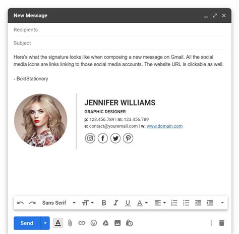 How To Add Social Media Links To Outlook Email Signature Rafbo