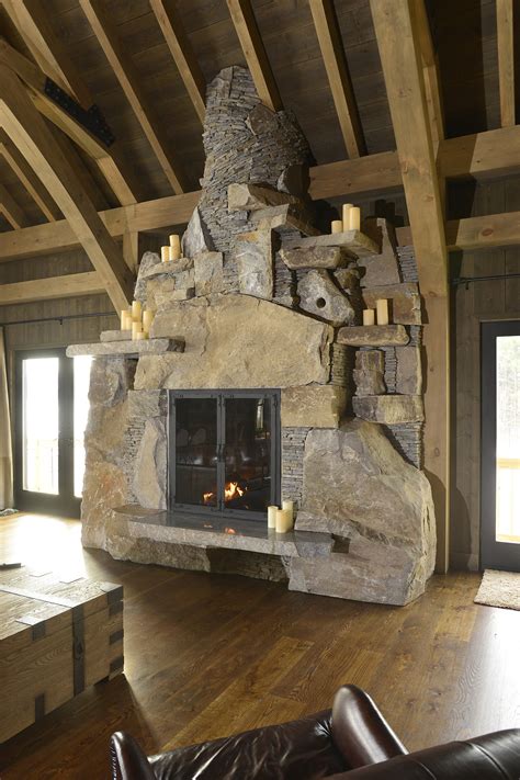 Natural Stone Fireplaces Adirondack Granite Mantles And Hearths