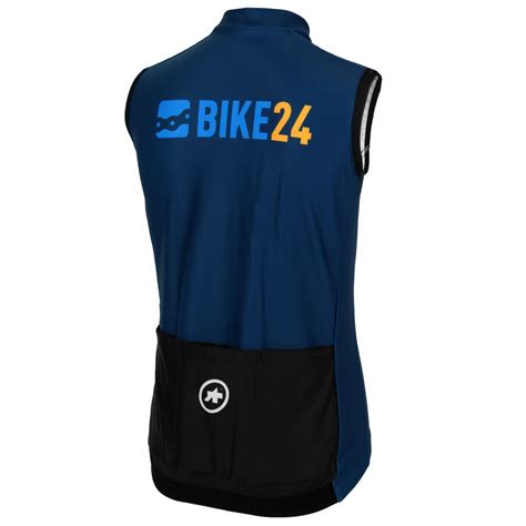 Shop Limited Edition Assos X Bike24 Edition Cycling Vest Pcr1 Blue Enjoy Free Shipping