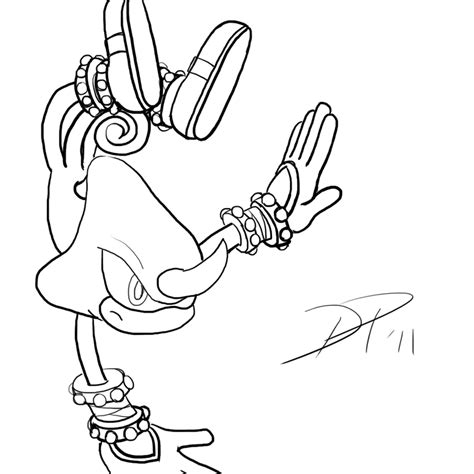 Espio Coloring Pages Coloring Pages