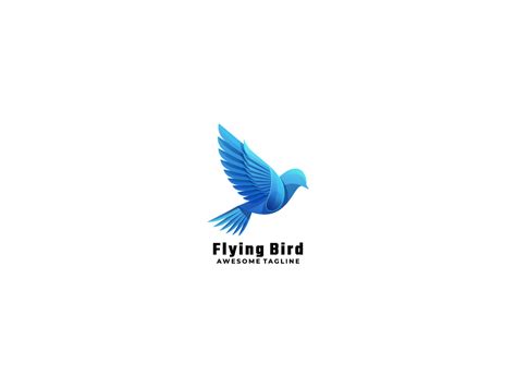 Flying Bird Logo Design Uplabs