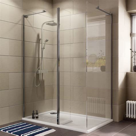 Cooke And Lewis Luxuriant Rectangular Shower Enclosure With Walk In Entry