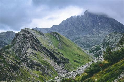 Green Grass Mountain Taken Goldposter Free Stock Photos