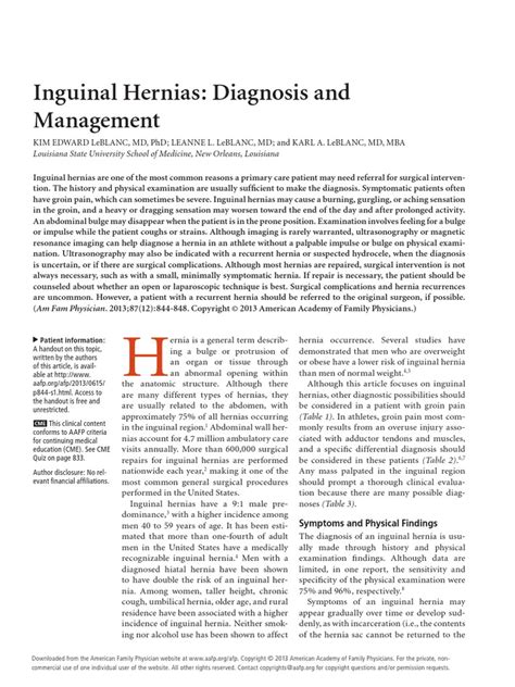 Hernia Inguinal Medicine Clinical Medicine