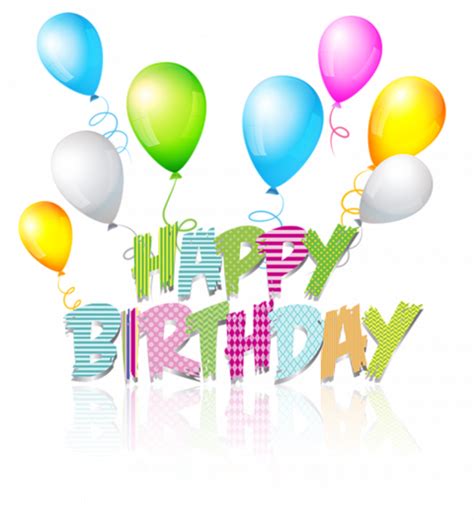Birthday Balloon Text Png Total Png Free Stock Photos
